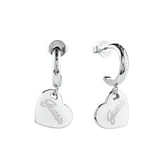 Guess Vintage Guess JUBE05151JWRHWHT/U jekleni obeski v obliki srca