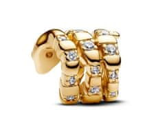 Pandora Shine Moments zvita kača pozlačena perla 763618C01