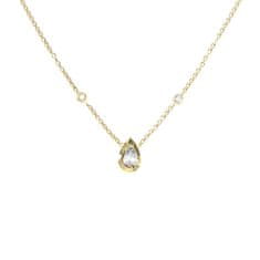 Guess Brezčasna pozlačena ogrlica 4G Light JUBN05246JWYGT/U