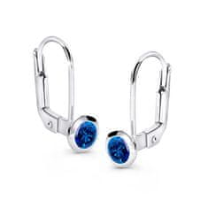 Cutie Diamonds Očarljivi viseči uhani iz belega zlata s safirji DZ8003-55-SF-X-2