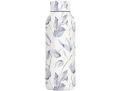 QUOKKA Quokka Solid, Steklenica iz nerjavečega jekla / termoska Gray Bouquet, 510ml, 12172