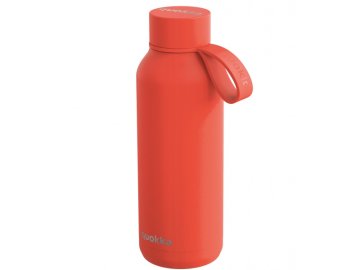 QUOKKA Quokka Solid, Steklenica / termos iz nerjavečega jekla z zanko, oranžna, 510ml, 40187