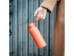 QUOKKA Quokka Solid, Steklenica / termos iz nerjavečega jekla z zanko, oranžna, 510ml, 40187