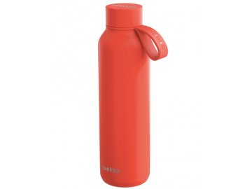 QUOKKA Quokka Solid, Steklenica / termos iz nerjavečega jekla z zanko, oranžna, 630ml, 40177