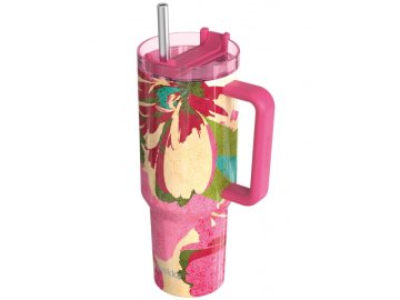 QUOKKA Quokka Stream, Termo skodelica XL iz nerjavečega jekla Pink Flambé, 1200ml, 40040