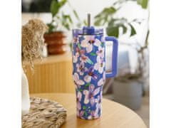 QUOKKA Quokka Stream, Termo skodelica iz nerjavečega jekla Flower Dusk, 950ml, 40032