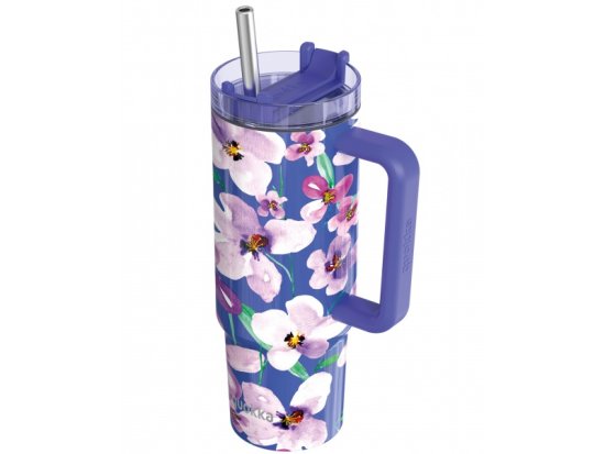 QUOKKA Quokka Stream, Termo skodelica iz nerjavečega jekla Flower Dusk, 950ml, 40032