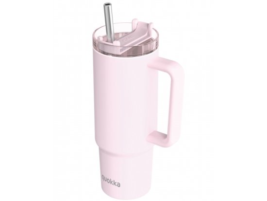 QUOKKA Quokka Stream, Termo skodelica iz nerjavečega jekla Light Pink, 950ml, 40037