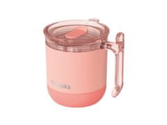 QUOKKA Quokka Wave Smartgrip, Nerezový termo hrnček Pastel Peach, 260ml, 40275