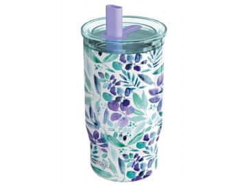 QUOKKA Quokka Mist, Termo skodelica iz nerjavečega jekla Violet Blooms, 720ml, 40165