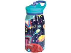 QUOKKA Quokka Kids Pop, Steklenica iz nerjavečega jekla / termos s slamico Prostor, 445ml, 40250