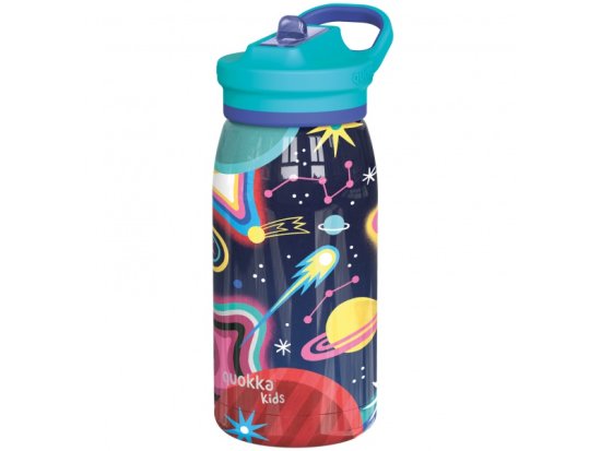 QUOKKA Quokka Kids Pop, Steklenica iz nerjavečega jekla / termos s slamico Prostor, 445ml, 40250