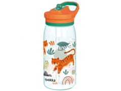 QUOKKA Quokka Kids Glow, Plastična steklenica s slamico Tigers, 580ml, 40281
