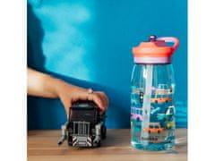 QUOKKA Quokka Kids Glow, Plastična steklenica s slamico Cars, 580ml, 40285