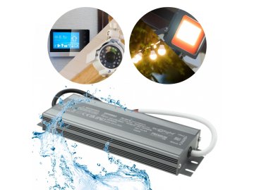 Eco light Hermetično napajanje LED 150W 12V 12.5A, vodoodporen 187x65x22 mm
