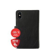 Radicover zaščitni ovitek za iPhone X (2in1, črn, usnje)