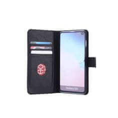 Radicover zaščitni ovitek za Samsung S10 (2in1, črn, usnje)