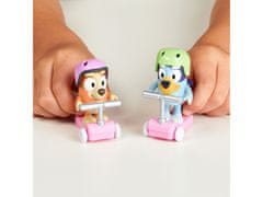 TM Toys  Bluey in Bingo Komplet figuric za vožnjo s skuterjem, figurice za otroke 3+