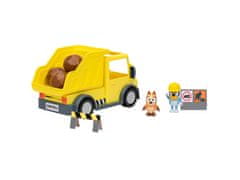 TM Toys Bluey Bingo Gradbeni vozilo + 2 figurici psa, figurice za otroke 3+