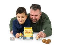 TM Toys Bluey Bingo Gradbeni vozilo + 2 figurici psa, figurice za otroke 3+