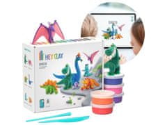 HEY CLAY Hey Clay Dinozavri Plastična masa + dodatki, ustvarjalna zabava
