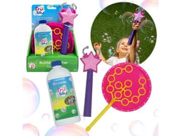 Fru Blu Zvezdica Set za izdelavo in lovljenje milnih mehurčkov, lovilec mehurčkov + tekočina 400 ml