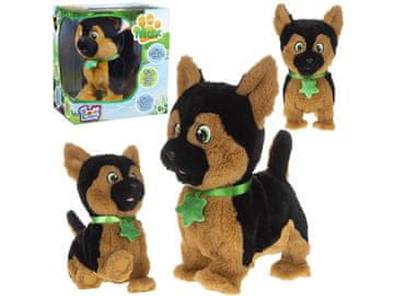 TM Toys Puppy Luv - Interaktivni nemški ovčar, plišast pes Max 2+