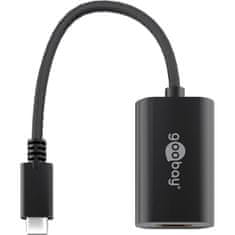 Goobay USB-C (M) na HDMI (Ž) 4k 60 Hz 0,2 m črn adapter