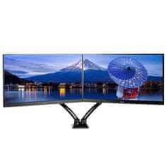 iiyama DS3002C-B1 za 2 monitorja do 27'' namizni nosilec