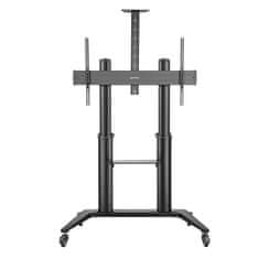 Manhattan 70" do 120" 140KG monitor 10 - 5° nagib 90° rotacijski večnamenski voziček nosilec stojalo