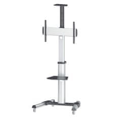 Manhattan 37" do 86" 50KG monitor 12 do 5° nagibni 90° rotacijski večnamenski voziček nosilec stojalo