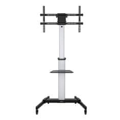 Manhattan 37" do 86" 50KG monitor 10 do 5° nagibni 90° rotacijski večnamenski voziček nosilec stojalo