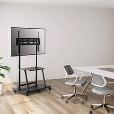 Manhattan 37" do 100" 150KG monitor večje obremenitve večnamenski voziček