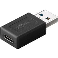 Goobay USB-A 3.0 na USB-C črn adapter