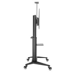 Manhattan 70" do 120" 140KG monitor 10 - 5° nagib 90° rotacijski večnamenski voziček nosilec stojalo