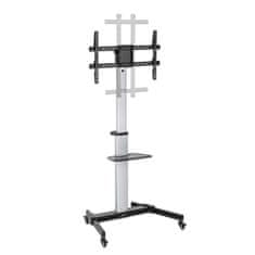 Manhattan 37" do 86" 50KG monitor 10 do 5° nagibni 90° rotacijski večnamenski voziček nosilec stojalo