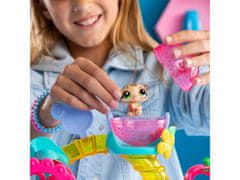 HASBRO Littlest Pet Shop Komplet figuric Fun Factory, živali + dodatki, premične figurice 4+