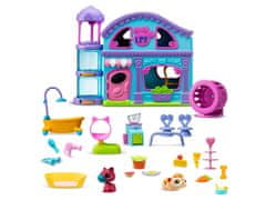 HASBRO Littlest Pet Shop Trgovina z živalmi + 2 figurici, živali, premične figurice 4+