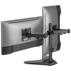 S-box namizni nosilec za dva monitorja LCD-F024-2 (17''-32''/2x9kg/100x100)
