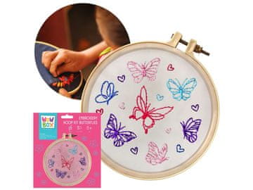 TM Toys Wow Box - Metulji set za vezenje, ustvarjalni komplet 8+