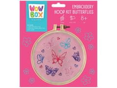 TM Toys Wow Box - Metulji set za vezenje, ustvarjalni komplet 8+