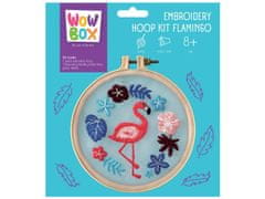 TM Toys Wow Box - Flamingo set za vezenje, ustvarjalni komplet 8+