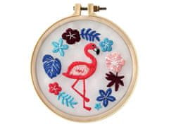 TM Toys Wow Box - Flamingo set za vezenje, ustvarjalni komplet 8+