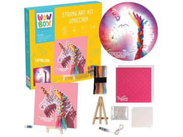 TM Toys Wow Box Enorog Ustvarjalni komplet za tkanje za otroke, String Art DIY