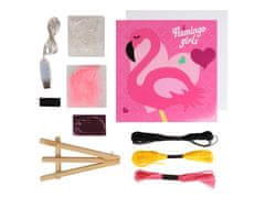 TM Toys Wow Box Flamingo Ustvarjalni komplet za tkanje za otroke, String Art DIY