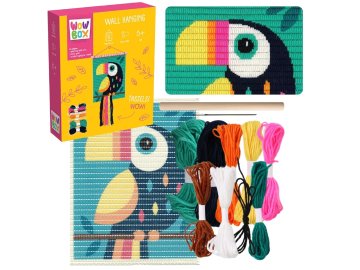 TM Toys Wow Box - Macramé Toucan Vezenje, vezenje set ustvarjalno zabavno DIY 6+