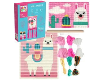 TM Toys Wow Box - Macramé Lama Vezenje, komplet za vezenje ustvarjalna zabava DIY 6+