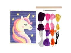 TM Toys Wow Box - Macramé Unicorn Vezenje, vezenje set ustvarjalno zabavno DIY 6+