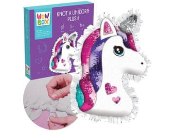TM Toys Wow Box Enorog Ustvarjalni komplet Blazina z bleščicami DIY
