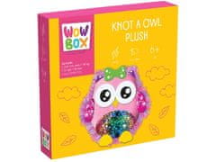 TM Toys  Wow Box Sova Ustvarjalni komplet Blazina z bleščicami DIY